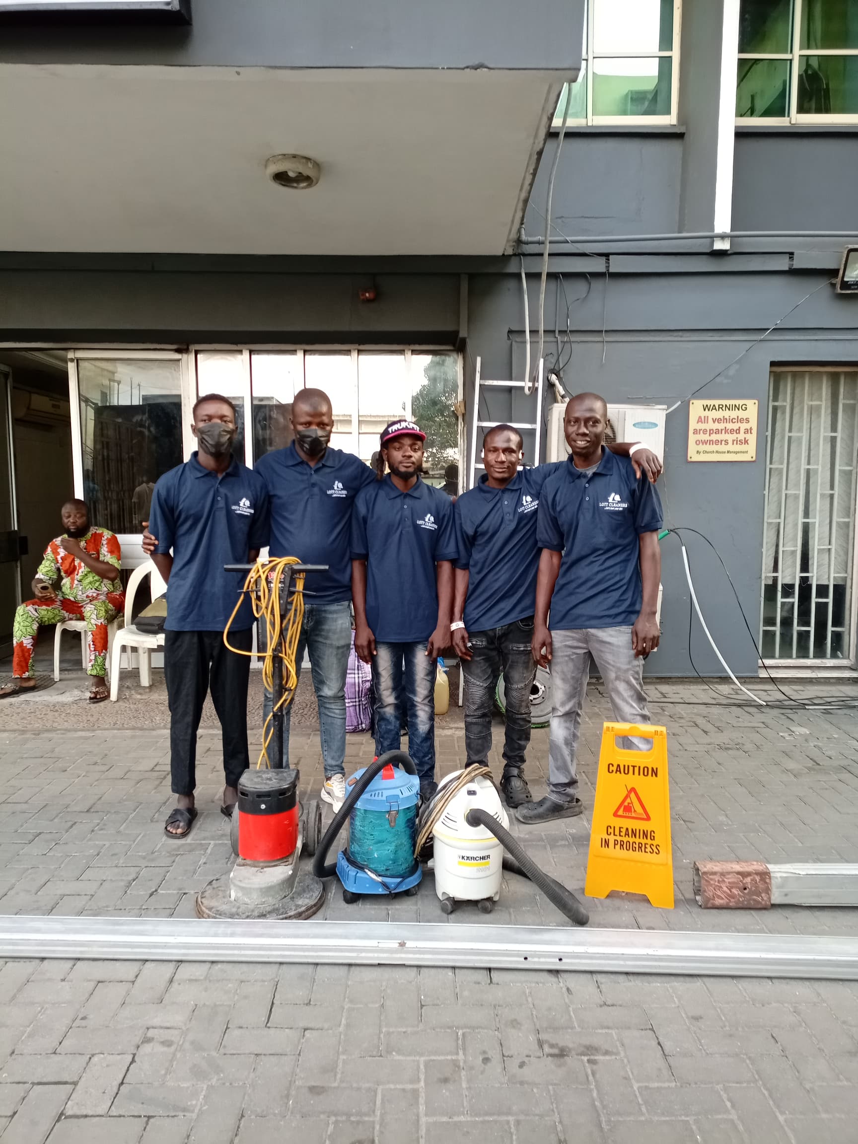 Janitorial cleaning services