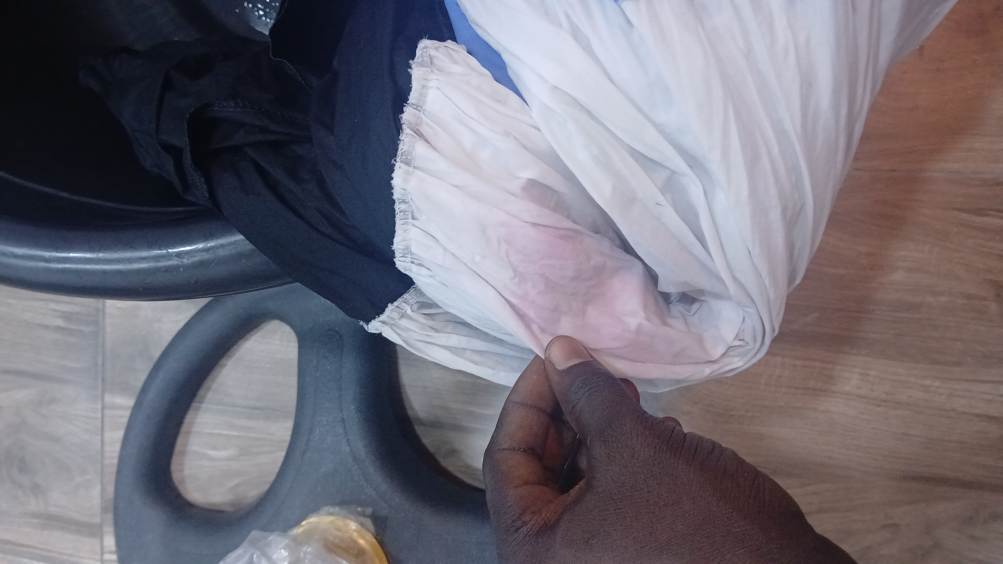 Color run in fabrics